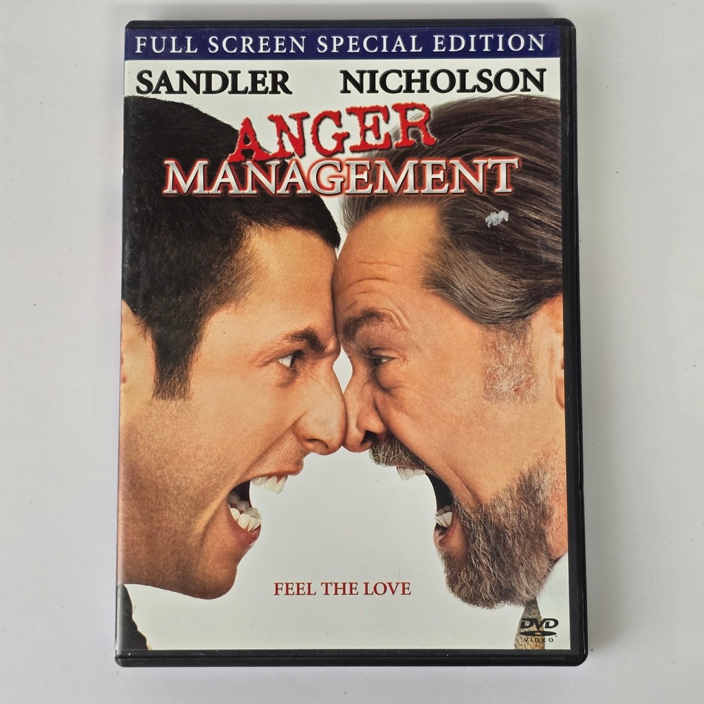 Anger Management DVD Full Screen Sandler Nicholson Special Edition Comedy‎